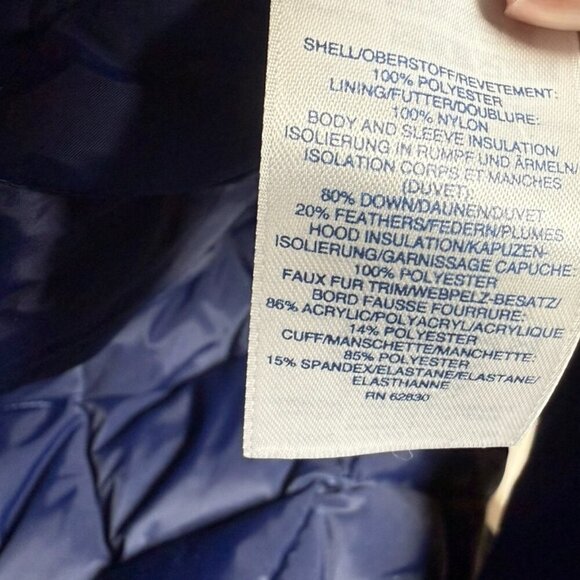 Rare: Land's End Expedition Parka"The Weather Channel" Down Coat, Women's Large - Picture 10 of 14